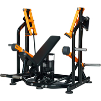 Équipement de musculation professionnel, presse à pectoraux inclinée, machine à charges de poids, robuste, pour la musculation