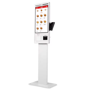 WUXIN 21,5/23,8/27/32 pulgadas impermeable autoservicio pedido Checkout Terminal táctil <span class=keywords><strong>Windows</strong></span> Kiosco con impresora de etiquetas - Product Image 1