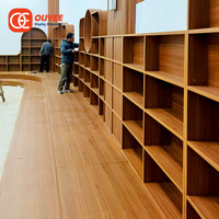 Étagères de vitrine de conception de magasin haut de gamme luminaires librairie moderne livres bibliothèque Design meubles de bibliothèque scolaire