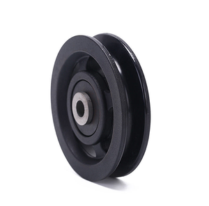 Heavy-Duty Durable im lặng màu đen nhựa thang máy bộ phận phòng tập thể dục phụ kiện tập thể dục 115 Mét rắn ròng rọc bánh xe - Product Image 4