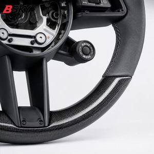 Volante de Cuero y Fibra de Carbono para <span class=keywords><strong>Porsche</strong></span> Panamera, <span class=keywords><strong>Cayenne</strong></span>, Cayman, Boxster, 718, 911, <span class=keywords><strong>Precio</strong></span> de Mayoreo Directo de Fábrica - Product Image 5