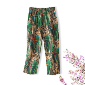 V638 di Vendita Calda <span class=keywords><strong>Vita</strong></span> <span class=keywords><strong>Alta</strong></span> Casuale Più Il Formato Stampato Delle Donne da Tutto il Harem Pants - Product Image 6