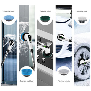 Groothandel Reinigingsborstel Korte Handgreep Oplaadbare Draadloze Elektrische Scrubber Kit Voor Vloer/Glas Huis Geschenken Voor Ouders - Product Image 5