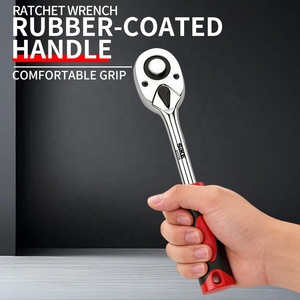 Llave de trinquete de acción rápida de alto torque de 24 dientes y destornillador de vaso - Diseño diagonal bidireccional, métrico, OEM, DIY - Product Image 1