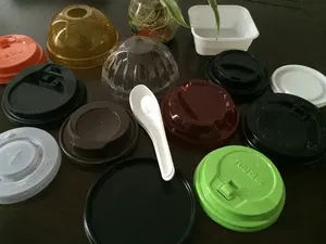 SINOPLAST Chất Lượng Cao Tự Động New PP PS PVC Tấm PET Cup Nắp Làm Thermoforming Tạo Thành Máy - Product Image 3