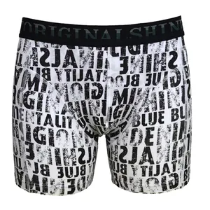 Letter Logo Custom All Over Print Trunks Männer Unterwäsche Private Label Großhandel