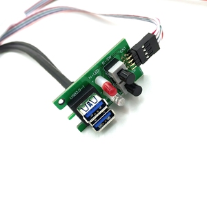 สายเคเบิลแผงด้านหน้าเคสคอมพิวเตอร์พร้อมไฟ LED USB3.0 และสวิตช์เปิด-ปิด สำหรับคอมพิวเตอร์ออลอินวัน จากโรงงานเหมยเย่ - Product Image 2