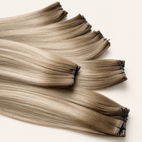 Extensions de cheveux vierges Remy européennes en gros, double trame, coupables, toutes couleurs, pour tissage et usage en salon
