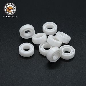 Roulements à billes en céramique Flyleopard 687Ce 7x14x5mm en zircone, conception ouverte entièrement en céramique - Product Image 1