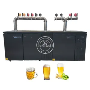 2024 ticari makine 2 tankları soğuk suyu içecek şeffaf içecek dağıtıcı ticari bira otomatı