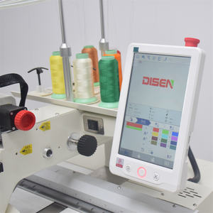 Kontrol komputer topi datar pakaian kepala tunggal mesin bordir untuk penggunaan rumah Motor 200mm 1000 RPM - Product Image 5