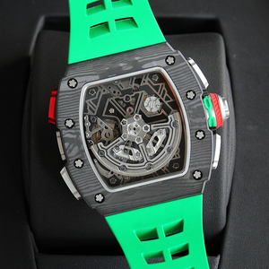 Reloj Mecánico de Alta Gama para Hombre, Diseño Esqueleto Tourbillon, Fibra de Carbono Negra, Estilo Ejecutivo, Alta Calidad, Resistente al Agua - Product Image 3