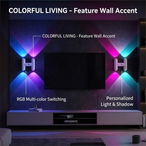 H‑Shape Double Head Motion Sensor Night <b>Light</b> USB Rechargeable Magnetic Mount <b>Wall</b> <b>Sconce</b> For Bedroom Corridor Cabinet - Product Image 3