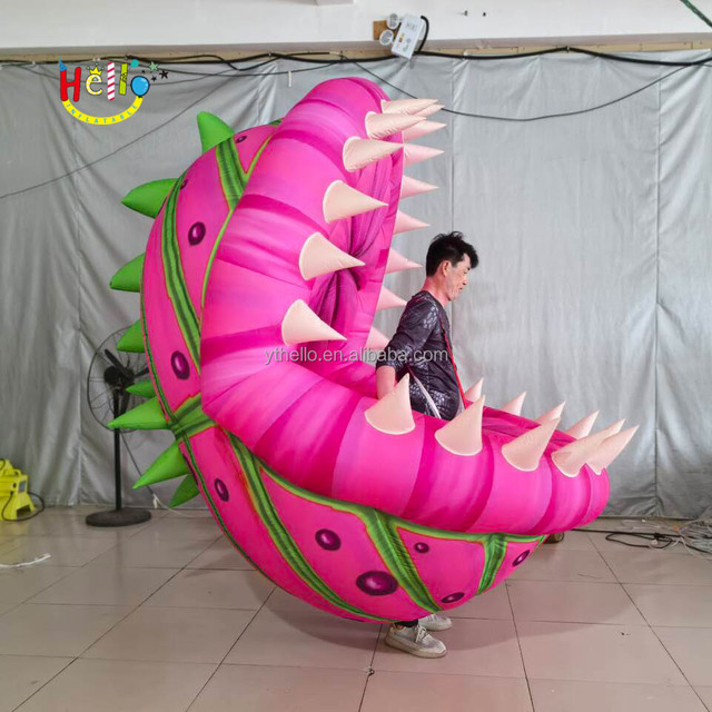 Plants Theme Parade Walking Inflatable Cannibal Flower Costume