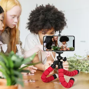 مرنة الأخطبوط الإسفنج ترايبود كاميرا صغيرة محمولة Selfie حامل ل فون 13 برو ماكس الهاتف الذكي لسامسونج ل Xiaomi Gopro