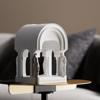 Brûleur à cire en ciment artisanal de haute qualité, nouveau, personnalisé, électrique, chauffe-cire en béton, lampe à bougie
