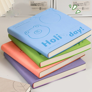 Hochwertige niedliche Mini bedruckte Leder hülle <span class=keywords><strong>Notebook</strong></span> Großhandel A3 Größe Kinder A3-A7 gedruckt Handbuch Square Pocket <span class=keywords><strong>Notebook</strong></span> - Product Image 1