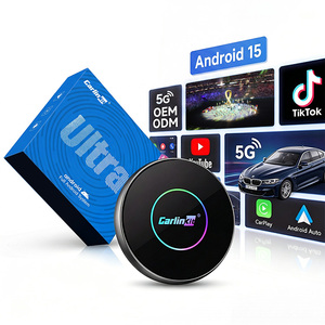 Boîte multimédia Ai portable Carplay sans fil Android Auto Car Play Video Android 15 Gps 5G Sm6350 Carlinkit Ultra4 pour voiture BMW - Product Image 1