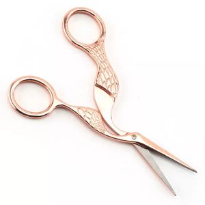 Vogel Veer Schaar Kleine Vintage Stijl Naaien Schaar Borduurwerk Kleine Kraanvogel - Product Image 4