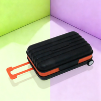 Boîtes de rangement en PVC miniatures en gros pour emballage de porte-clés, brillants à lèvres, cils et bijoux
