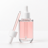 Vente en gros de flacons compte-gouttes à parois épaisses de 30/60/80/100/120 ml, flacons vides en plastique PETG, flacons d'huile essentielle, flacons cosmétiques