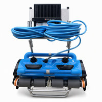 Robot nettoyeur de piscine mural ICH-200D, aspirateur automatique pour piscine, 350 W, plastique, haute efficacité, étanche