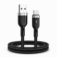 Câble de charge et de synchronisation USB intelligent à arrêt automatique 3A de 1,2 m avec indicateur LED pour vente en gros