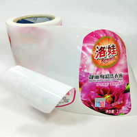 Étiquettes adhésives en vinyle imprimées sur mesure, imperméables, pour usage cosmétique sur les bouteilles de lessive