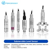 4-20mA RS485  submersible réservoir radar à ultrasons capteur de niveau d'eau liquide pour carburant diesel