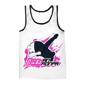 ¡Novedad de 2025! Camiseta sin mangas con estampado Digital 3D de <span class=keywords><strong>Danganronpa</strong></span> para hombre, camisetas sin mangas con gráficos estampados personalizados en 3D - Product Image 3