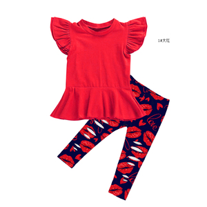 Children <strong>Clothing</strong> 2023 Toddler Clothes Girl Set Summer <strong>St</strong> <strong>Patricks</strong> <strong>Day</strong> Festival Outfit Boutique Shirt and Rip Pants Set for Kids - Product Image 4