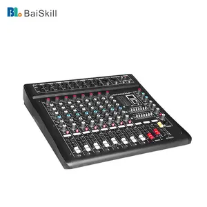 BaiSKill-K901 DSP Echo Professional Mixer9チャンネルサポートUSBコンピューター接続オーディオコンソールミキサーforStudio