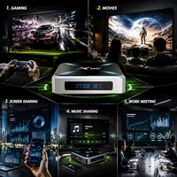 X96 Lite Allwinner H626 Android 14 Décodeur TV 4K AV1 Double Bande 2 Go 16 Go Lecteur Multimédia Smart TV Box Vente en Gros