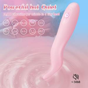 Stimulateur clitoridien, des mamelons et anal à haute fréquence pour <span class=keywords><strong>femme</strong></span>, 10 modes <span class=keywords><strong>de</strong></span> vibration intenses, étanche, en silicone, gode vaginal - Product Image 4