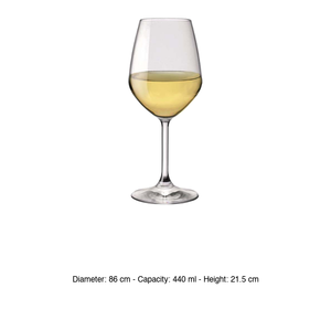 Copa de Vino Blanco Bormioli Rocco Divine, 44 cl, Altura 21.5 cm, Diámetro 8.6 cm - Product Image 3