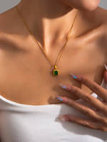 Kalung Mutiara Mewah untuk Wanita, Bahan Stainless Steel, Gaya Ins, Serbaguna dan Tidak Luntur, Rantai Tulang Selangka, Mewah Ringan
