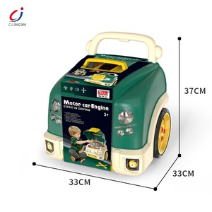 Chengji Trẻ Em Lắp Ráp Xe Đồ Chơi Kit DIY Công Cụ Hội Thảo Động Cơ Tháo Ngoài Xe Ánh Sáng Âm Thanh Đa Chức Năng Đồ Chơi Cho Cậu Bé - Product Image 5
