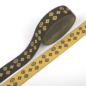Good Price Polyester <b>Webbing</b> Tape Support Customized Logo Jacquard Elastic for Garment Accessories Waist Band Underwear - Product Image 1