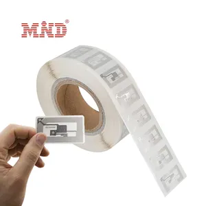 Free Sample 13.56MHZ 37*22mm Roll clear rfid nfc f08 custom sticker with custmozied nfc card sticker rectangle programmable