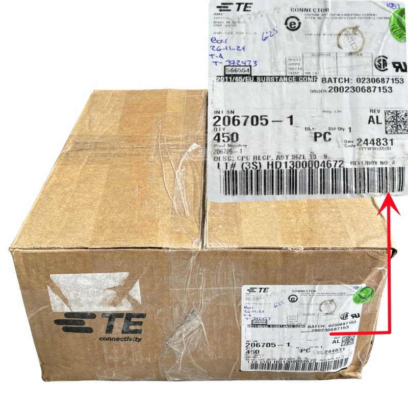 Original Circular Power AMP TE 206705-1 206705-2 Connectors