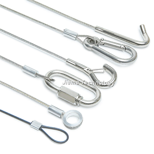 Dây Lắp ráp dây với kim loại dây Giày thiết bị đầu cuối dây thừng flemish mắt Splice thép mạ kẽm dây dây phụ kiện - Product Image 4