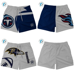 Short de sport en maille solide vierge personnalisé Short de sport en maille de 7 pouces avec poche pour hommes à séchage rapide Gym Athletic American Football League - Product Image 1