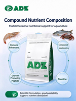 Attractant Alimentaire Aquatique, Promoteur de Croissance, Peptide Anti-stress, Protection Intestinale et Hépatique pour Poissons, Crevettes, Crabes de Boue, Merois