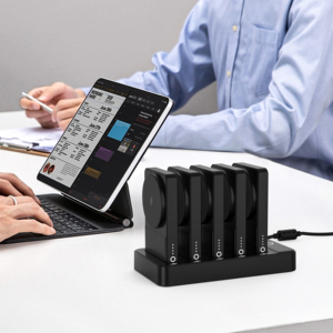 Station de recharge portable sans fil 5 emplacements 5000 mAh avec <span class=keywords><strong>partage</strong></span> de <span class=keywords><strong>batterie</strong></span> externe et 5 sorties USB - Product Image 3