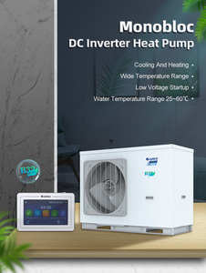 Оптовая продажа, моноблок типа R32, воздушный и водяной тепловой насос, корпус из нержавеющей стали, 8 кВт, 10 кВт, 11 кВт, 12 кВт, 14 кВт, 16 кВт для отелей, WIFI - Product Image 4