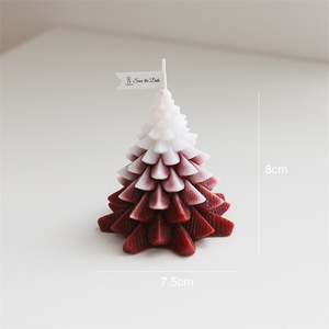 Candele Private Label nuovo prodotto caldo sfuso <span class=keywords><strong>soia</strong></span> n. 1 piccolo albero di natale profumato Festival di lusso aromaterapia 40G - Product Image 3