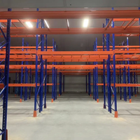 Estantería de Acero para Palets, Almacenamiento Industrial, Acero Q235B para Centros Logísticos con Acabado con Recubrimiento en Polvo