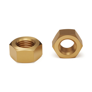 Écrous hexagonaux en laiton M1.4 M2 M3 M4 M5 M6 M8 M10 M12-M24, fixations hexagonales en cuivre - Product Image 3
