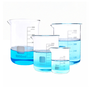 Béchers en verre de laboratoire, forme basse, 250 ml, ensemble de tasses graduées pour expériences chimiques - Product Image 3