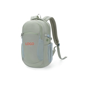 Sac à dos d'affaires pour femme de luxe sur mesure de 17 pouces, fermeture éclair, grande capacité, imperméable, léger - Product Image 1